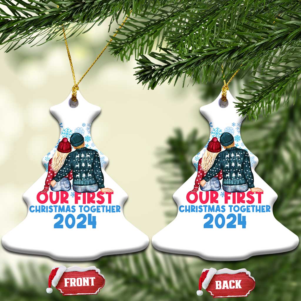 Our First Christmas Together 2024 Christmas Ornament TS09
