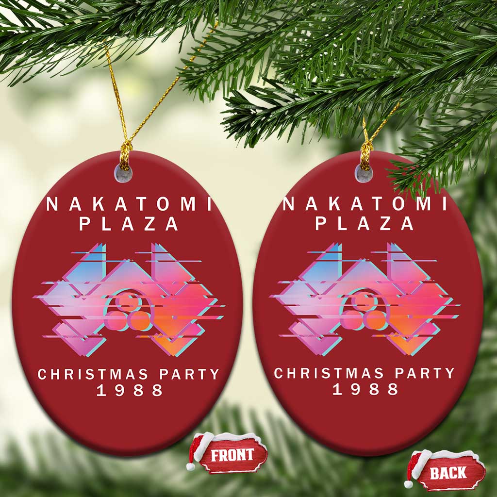 Xmas Nakatomi Plaza Christmas Ornament Xmas Party 2024 Ugly Gift TS10