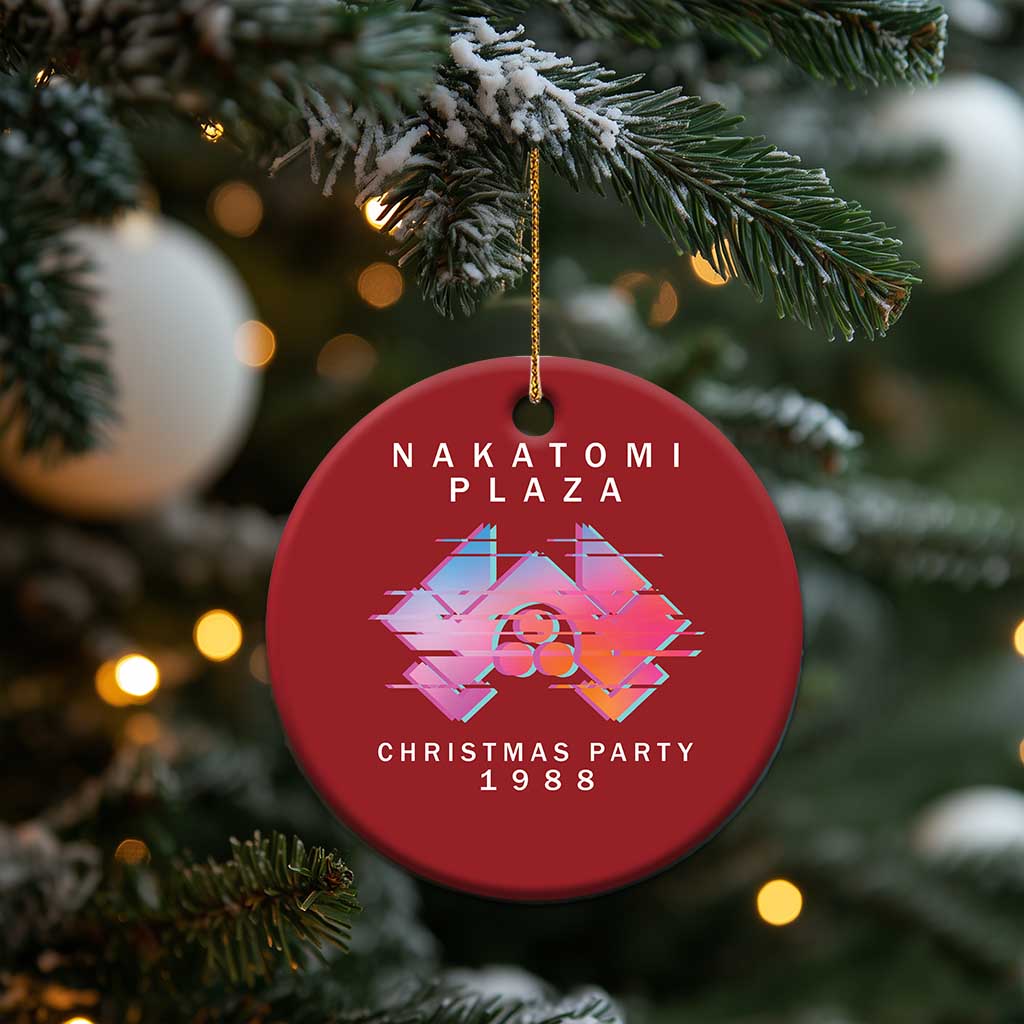 Xmas Nakatomi Plaza Christmas Ornament Xmas Party 2024 Ugly Gift TS10