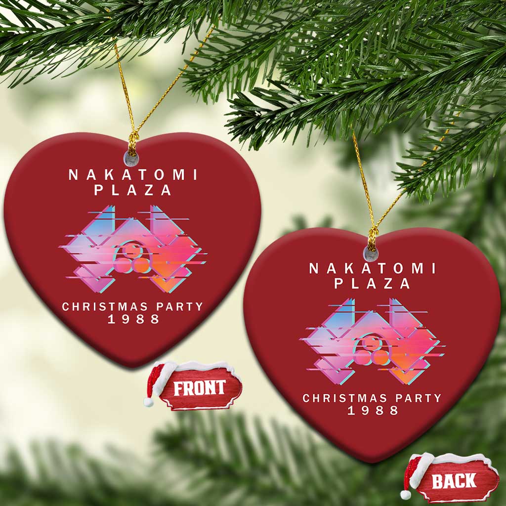 Xmas Nakatomi Plaza Christmas Ornament Xmas Party 2024 Ugly Gift TS10