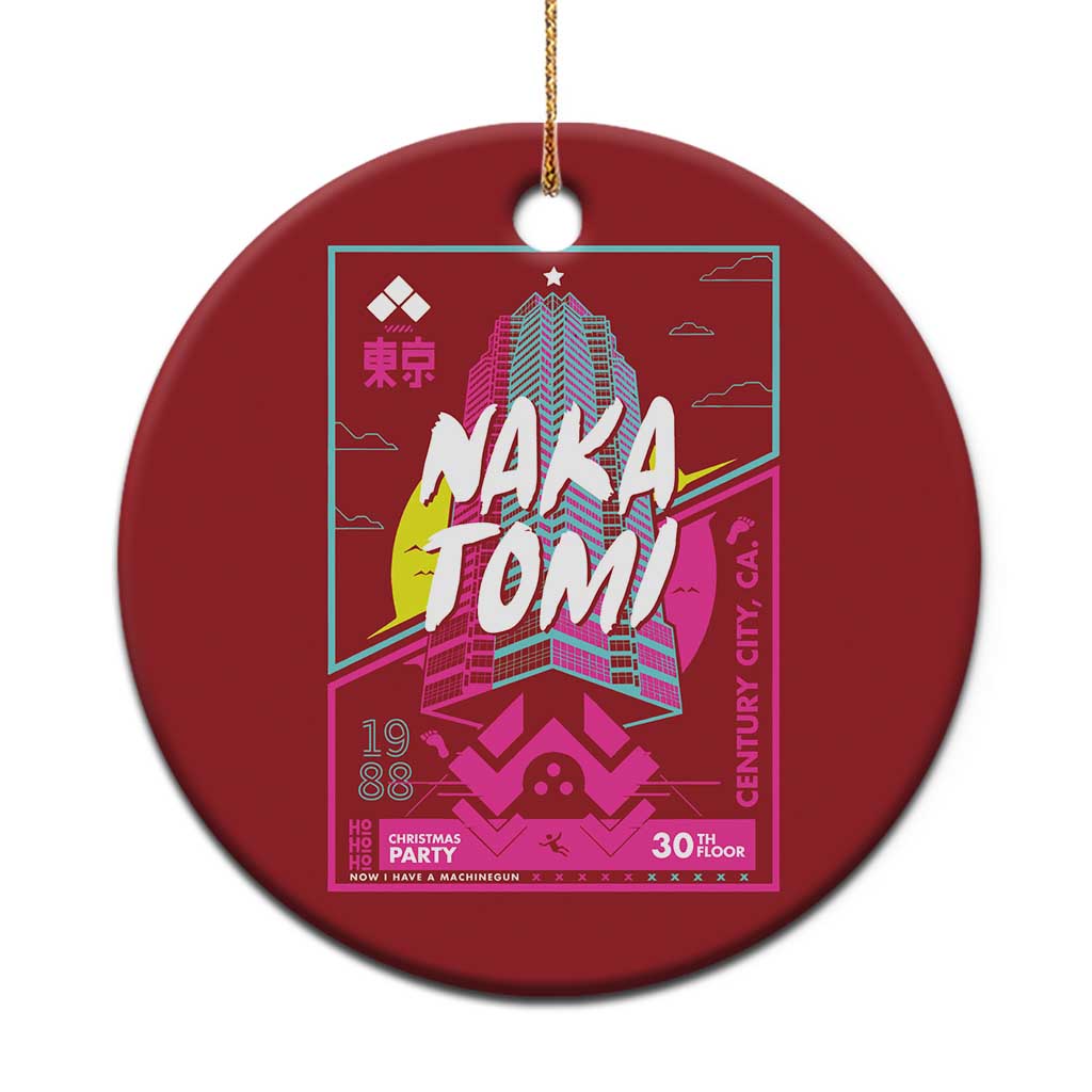 Nakatomi Plaza Christmas Ornament Party 1988 Christmas Jumper Xmas Funny 80's Die Movie Bruce TS10