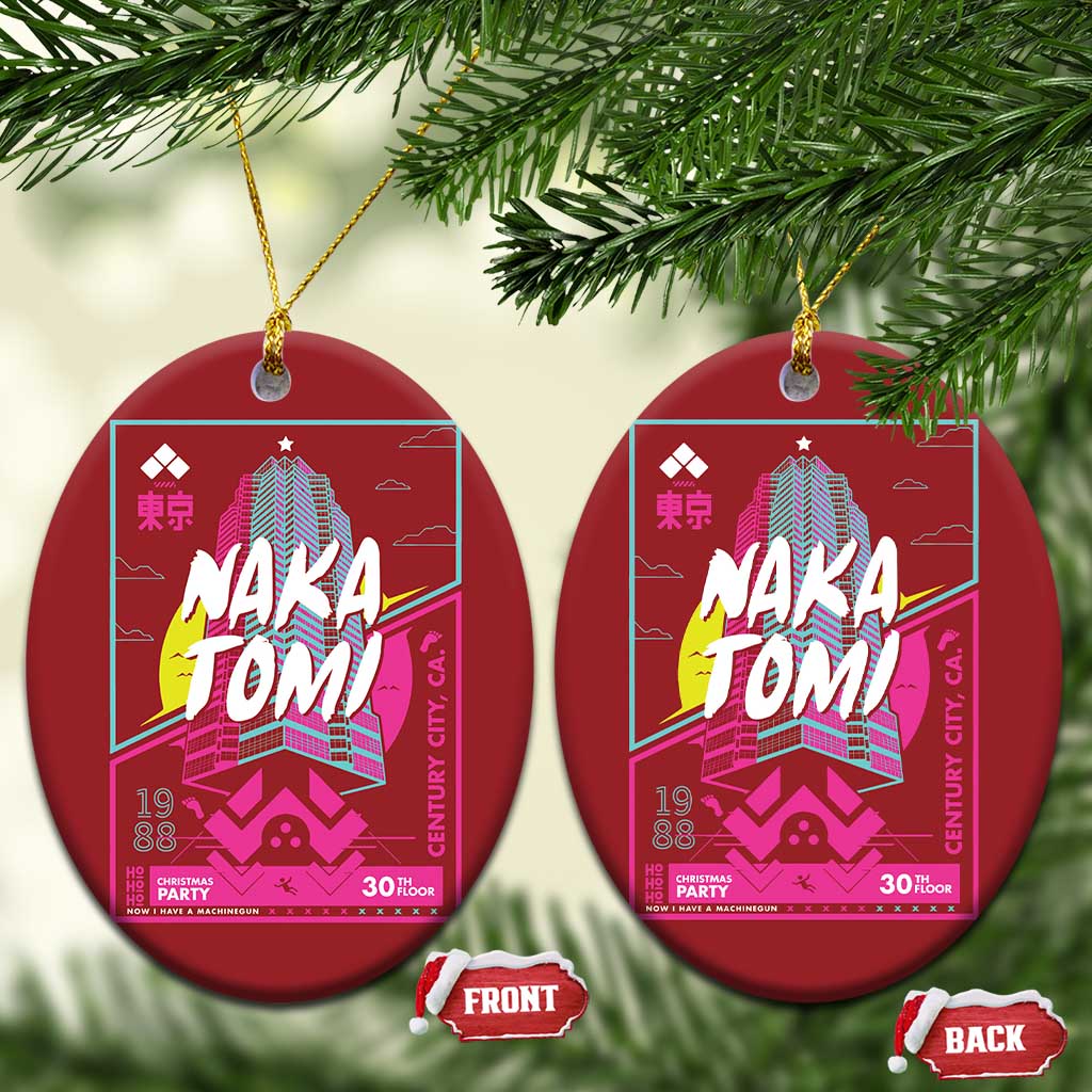 Nakatomi Plaza Christmas Ornament Party 1988 Christmas Jumper Xmas Funny 80's Die Movie Bruce TS10