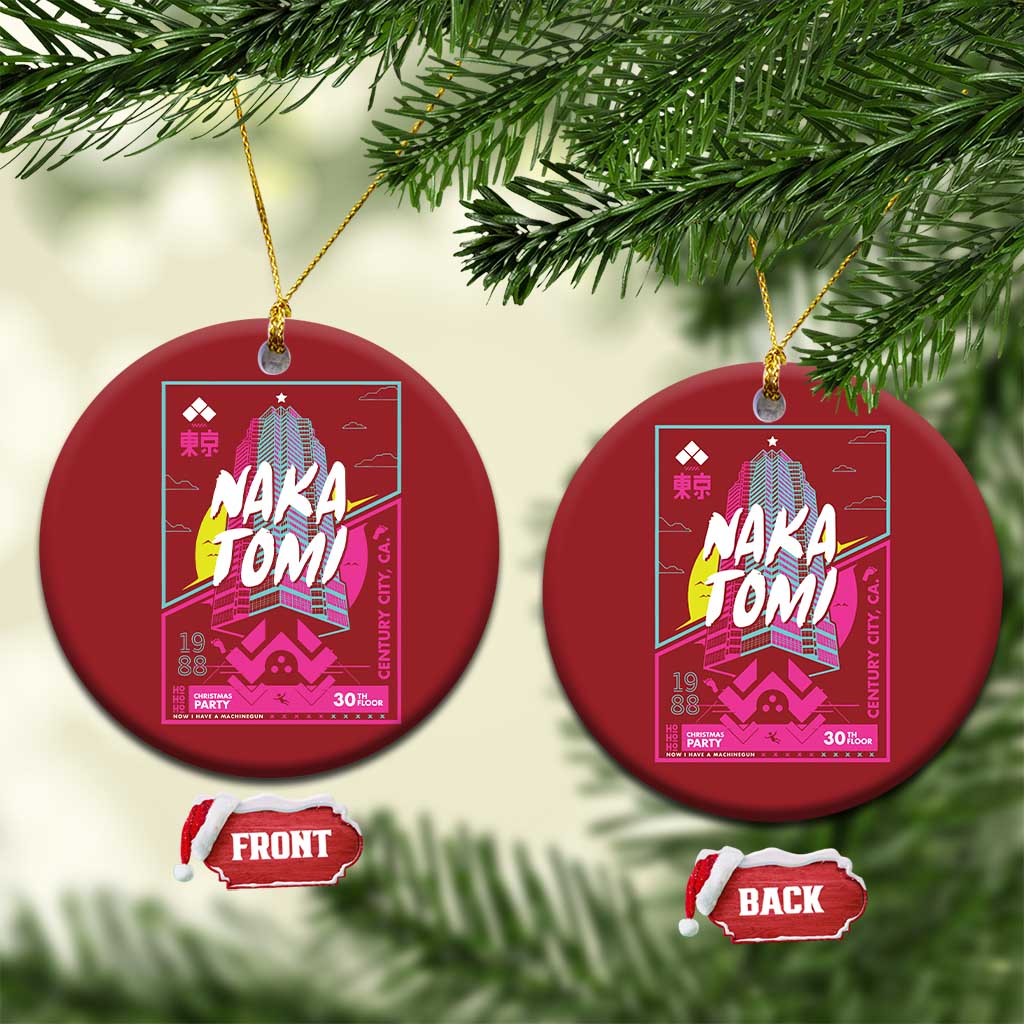Nakatomi Plaza Christmas Ornament Party 1988 Christmas Jumper Xmas Funny 80's Die Movie Bruce TS10