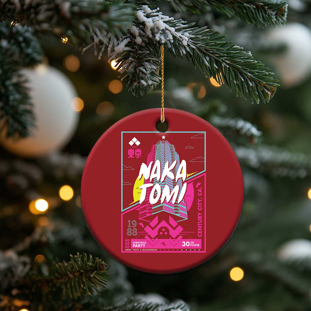 Nakatomi Plaza Christmas Ornament Party 1988 Christmas Jumper Xmas Funny 80's Die Movie Bruce TS10