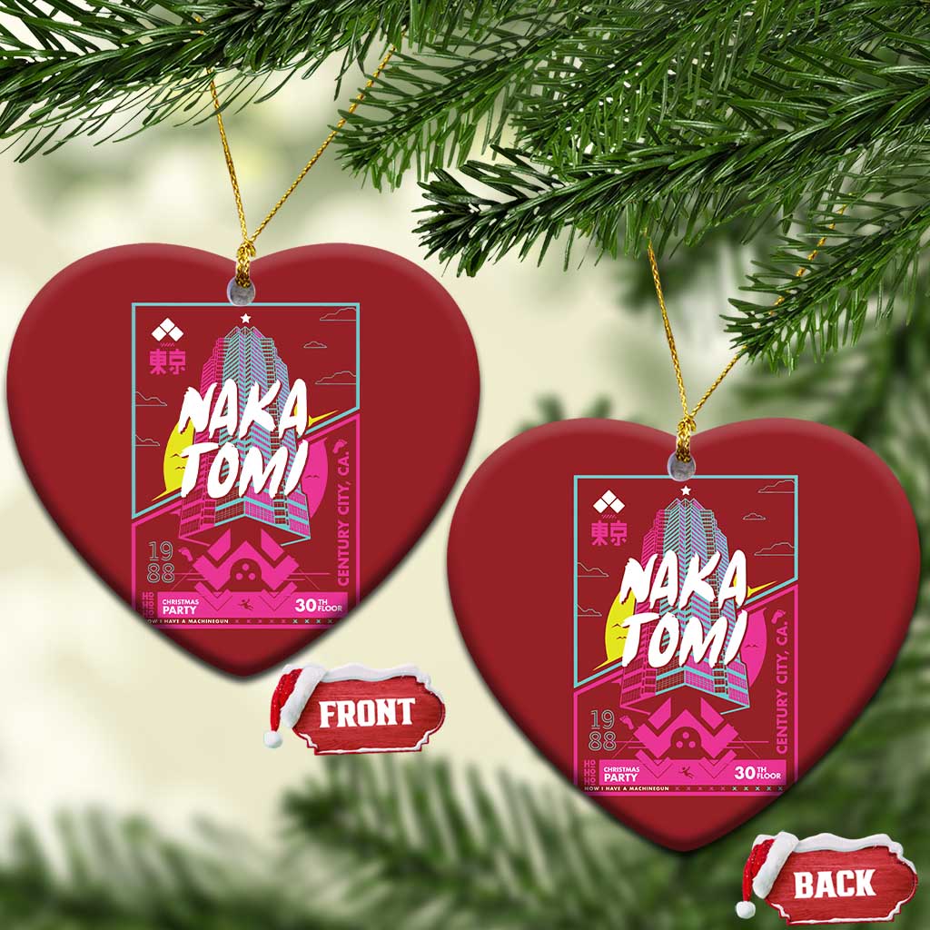 Nakatomi Plaza Christmas Ornament Party 1988 Christmas Jumper Xmas Funny 80's Die Movie Bruce TS10