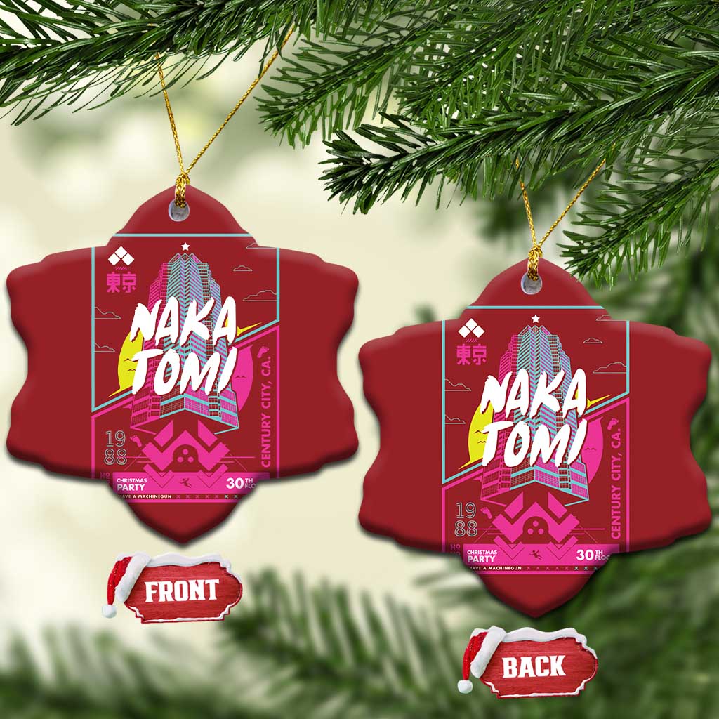Nakatomi Plaza Christmas Ornament Party 1988 Christmas Jumper Xmas Funny 80's Die Movie Bruce TS10