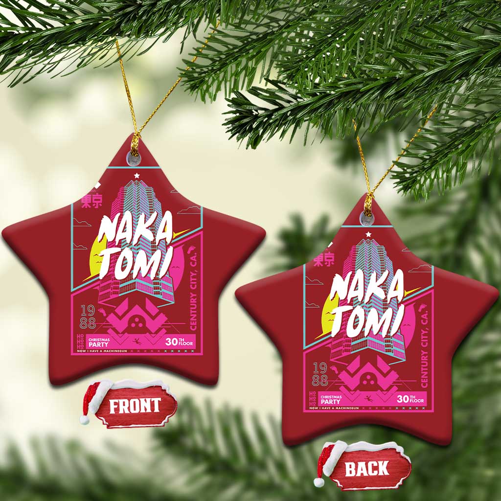 Nakatomi Plaza Christmas Ornament Party 1988 Christmas Jumper Xmas Funny 80's Die Movie Bruce TS10
