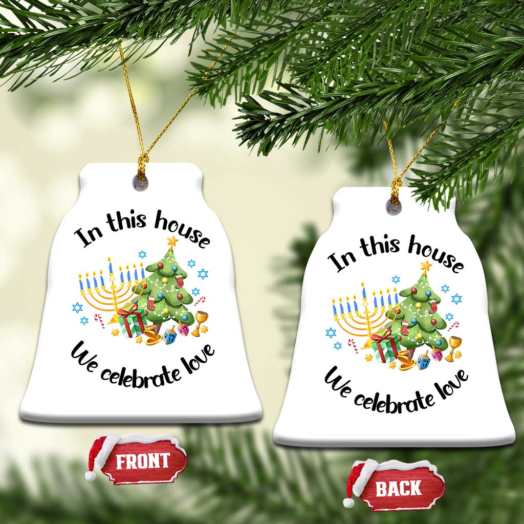 Xmas Hanukkah Gifts Christmas Ornament Happy Chrismukkah Jewish Holiday Christmas Spiritual Gifts 2024 TS10