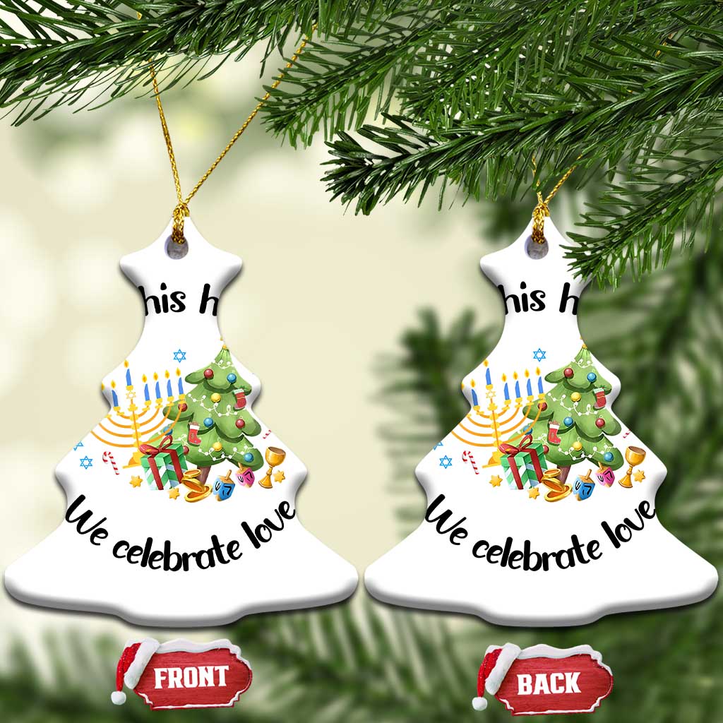 Xmas Hanukkah Gifts Christmas Ornament Happy Chrismukkah Jewish Holiday Christmas Spiritual Gifts 2024 TS10