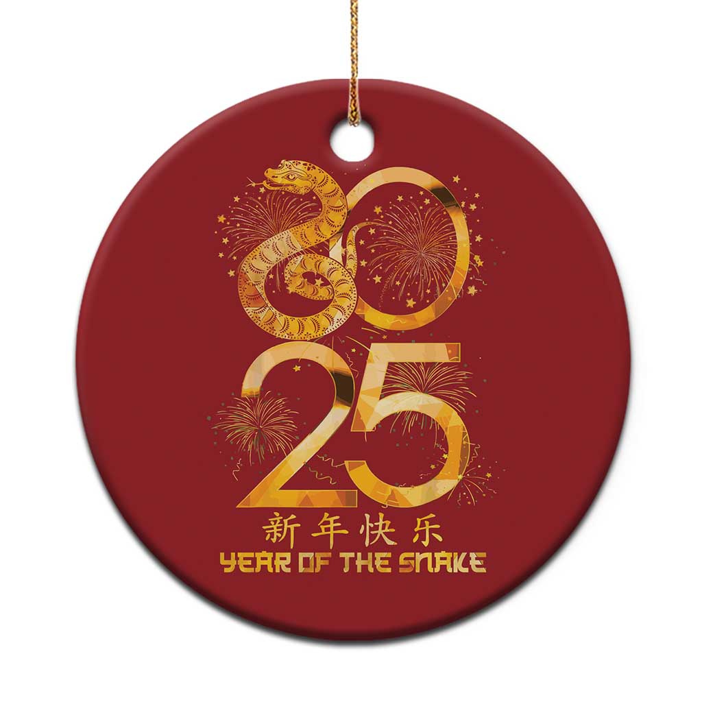 Lunar New Year 2025 Christmas Ornament Chinese Year Of The Snake Red Decor for Luck TS10