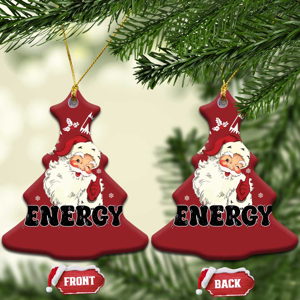 Santa Christmas Ornament Big Nick Energy Vintage Holiday TS10