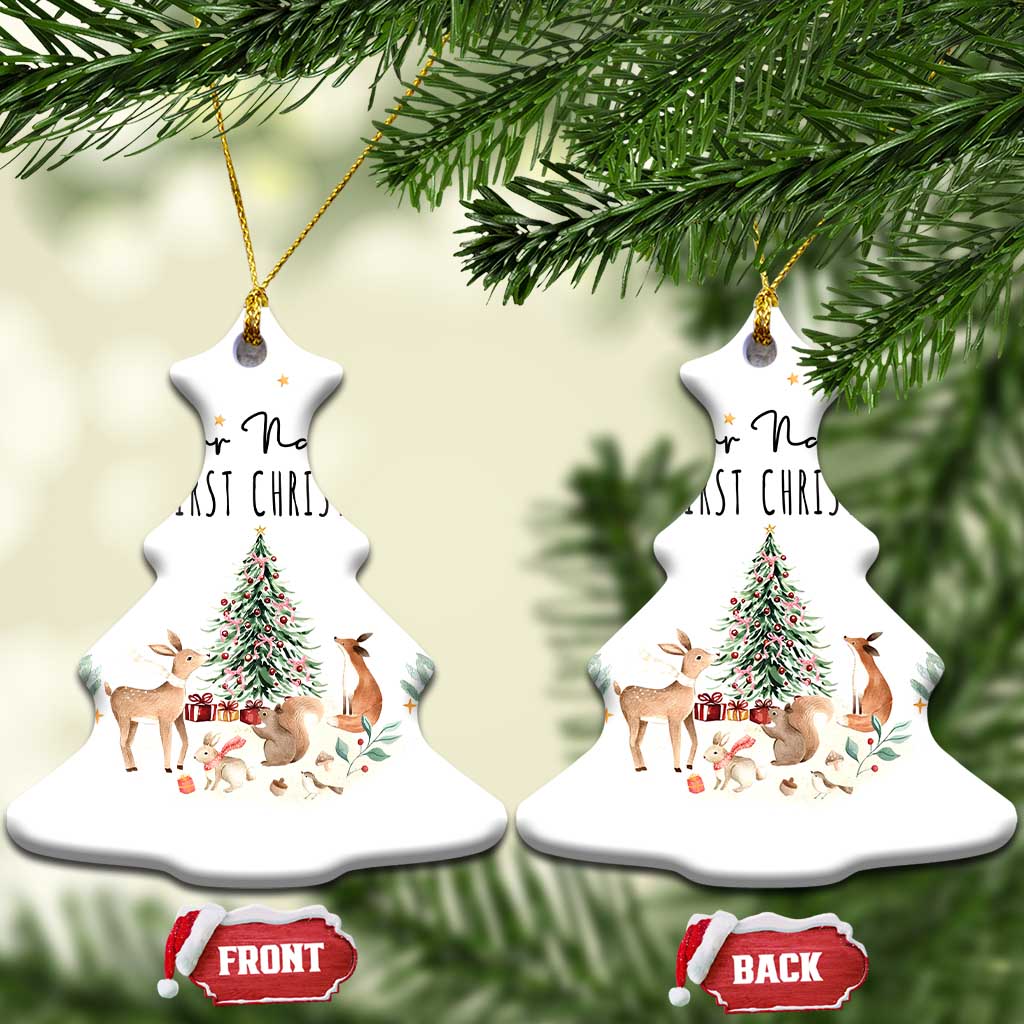 Personalized Baby First Christmas Ornament 2024 Custom Baby Name Holiday Keepsake TS10