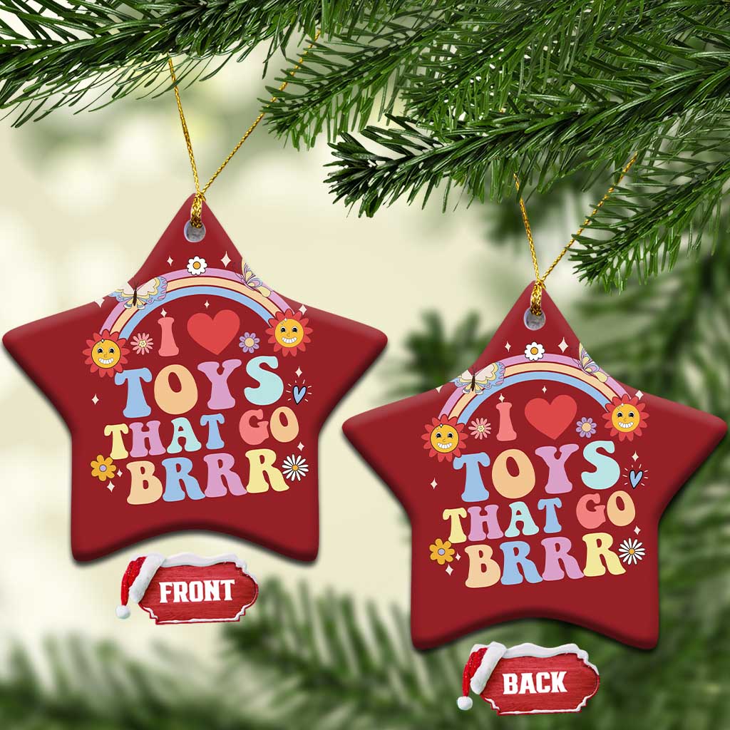 Funny Embarrassing Christmas Ornament I Love Toys That Go Brrr Adult Humor TS10