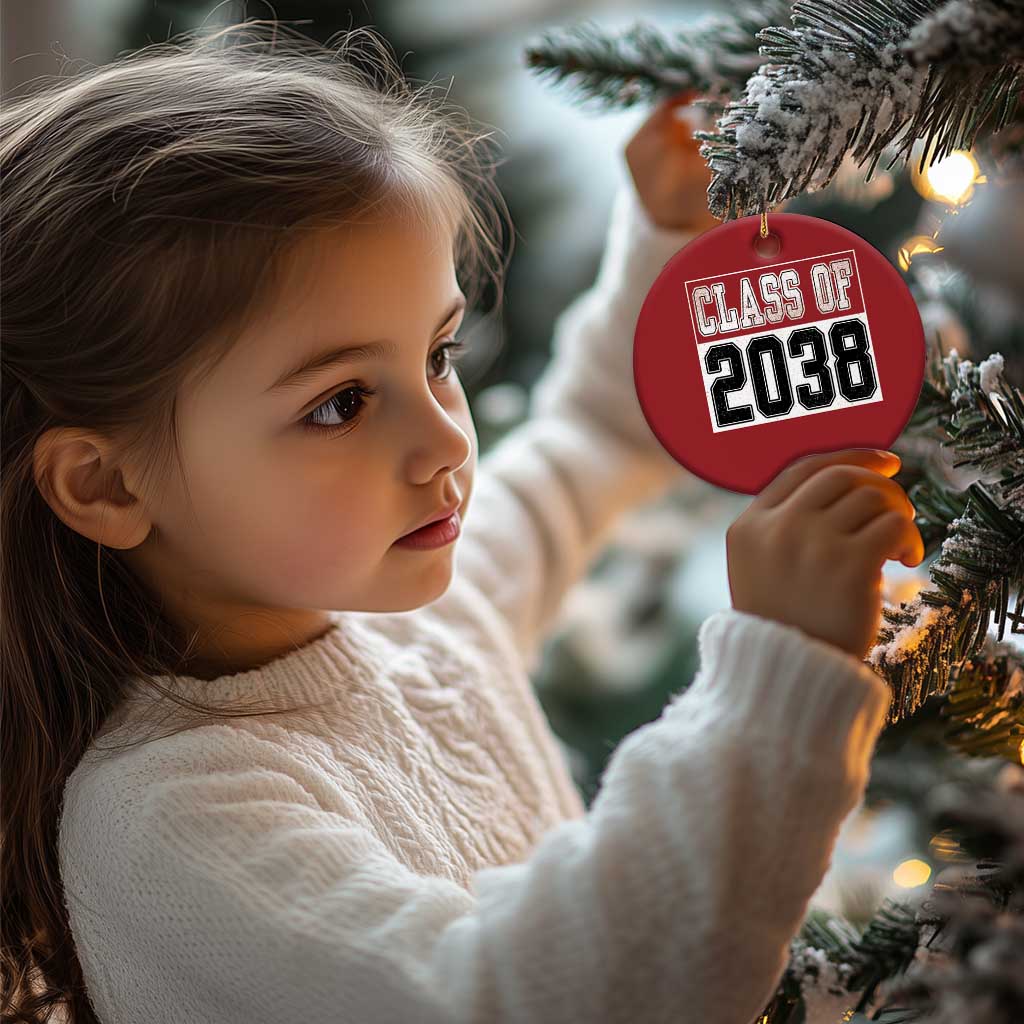 Class of 2038 Christmas Ornament Grow With Me To Graduation TS10