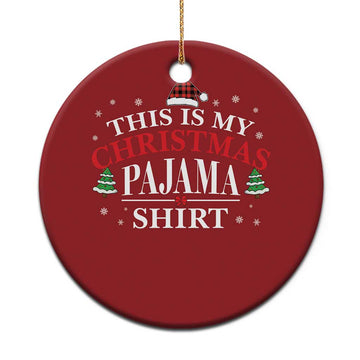 Funny Xmas Pajama Christmas Ornament PJ PJS for Family TS10