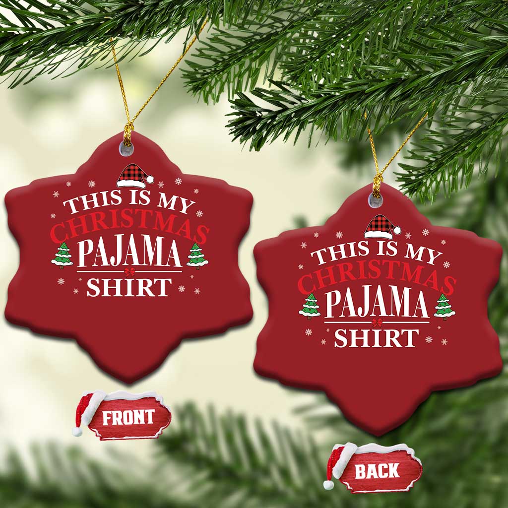 Funny Xmas Pajama Christmas Ornament PJ PJS for Family TS10