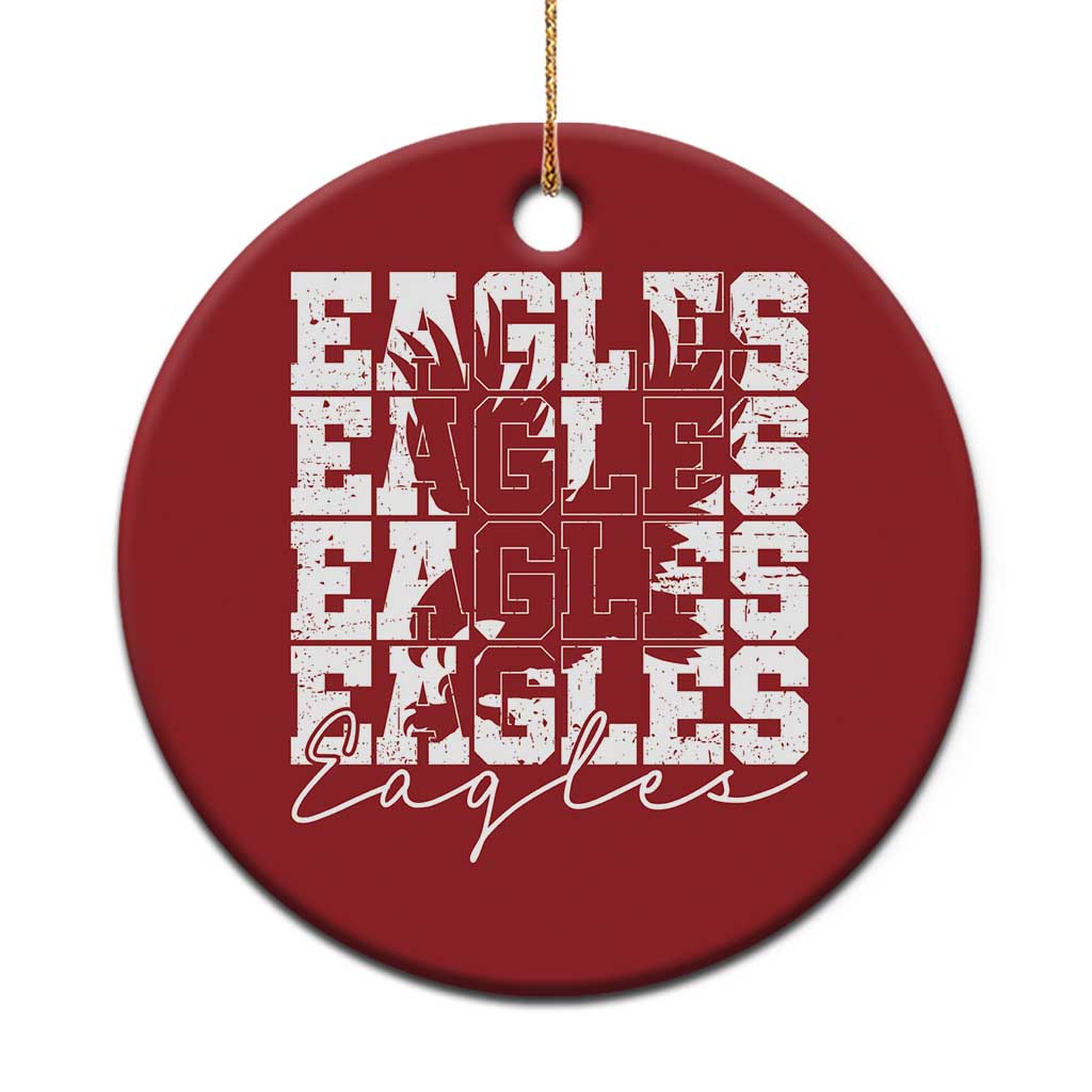 Vintage Eagles Bird Inspirational Christmas Ornament 90s Style Classic Eagles Fly TS10