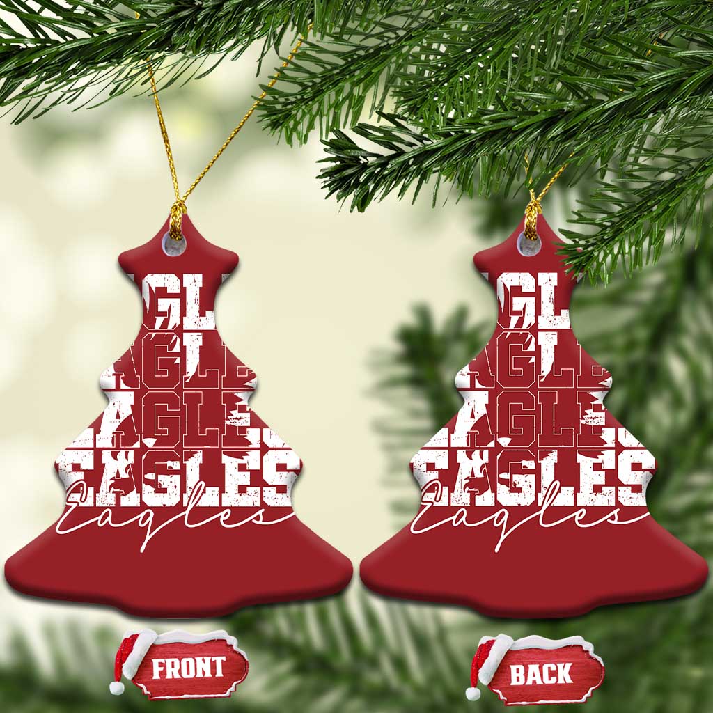 Vintage Eagles Bird Inspirational Christmas Ornament 90s Style Classic Eagles Fly TS10