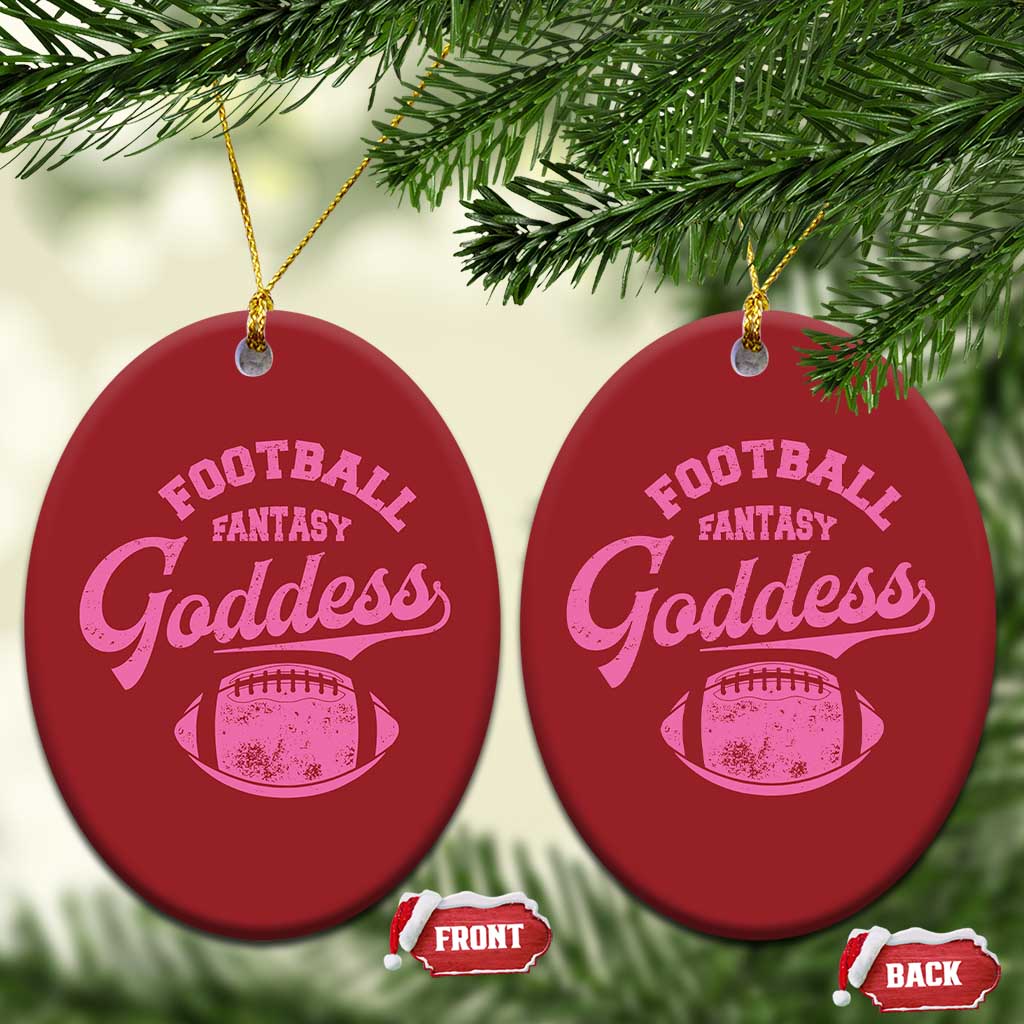 Fantasy Football Goddess Christmas Ornament Sports Party Gifts TS10