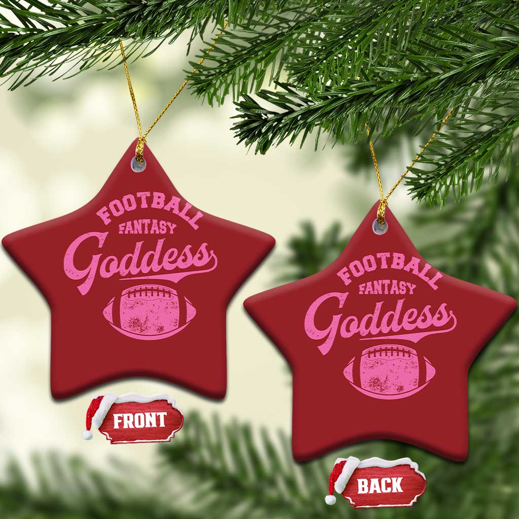 Fantasy Football Goddess Christmas Ornament Sports Party Gifts TS10