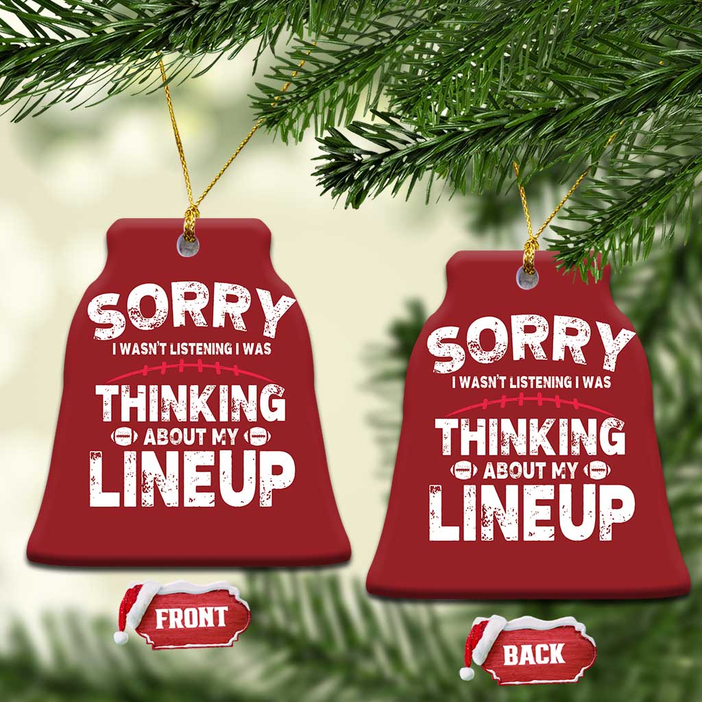 Funny Fantasy Football Player Christmas Ornament Commissioner Draft Party TS10