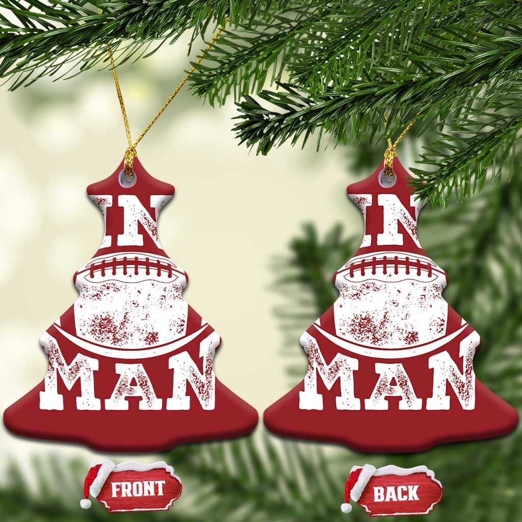 Football Linemen Christmas Ornament Vintage Offensive Lineman TS10
