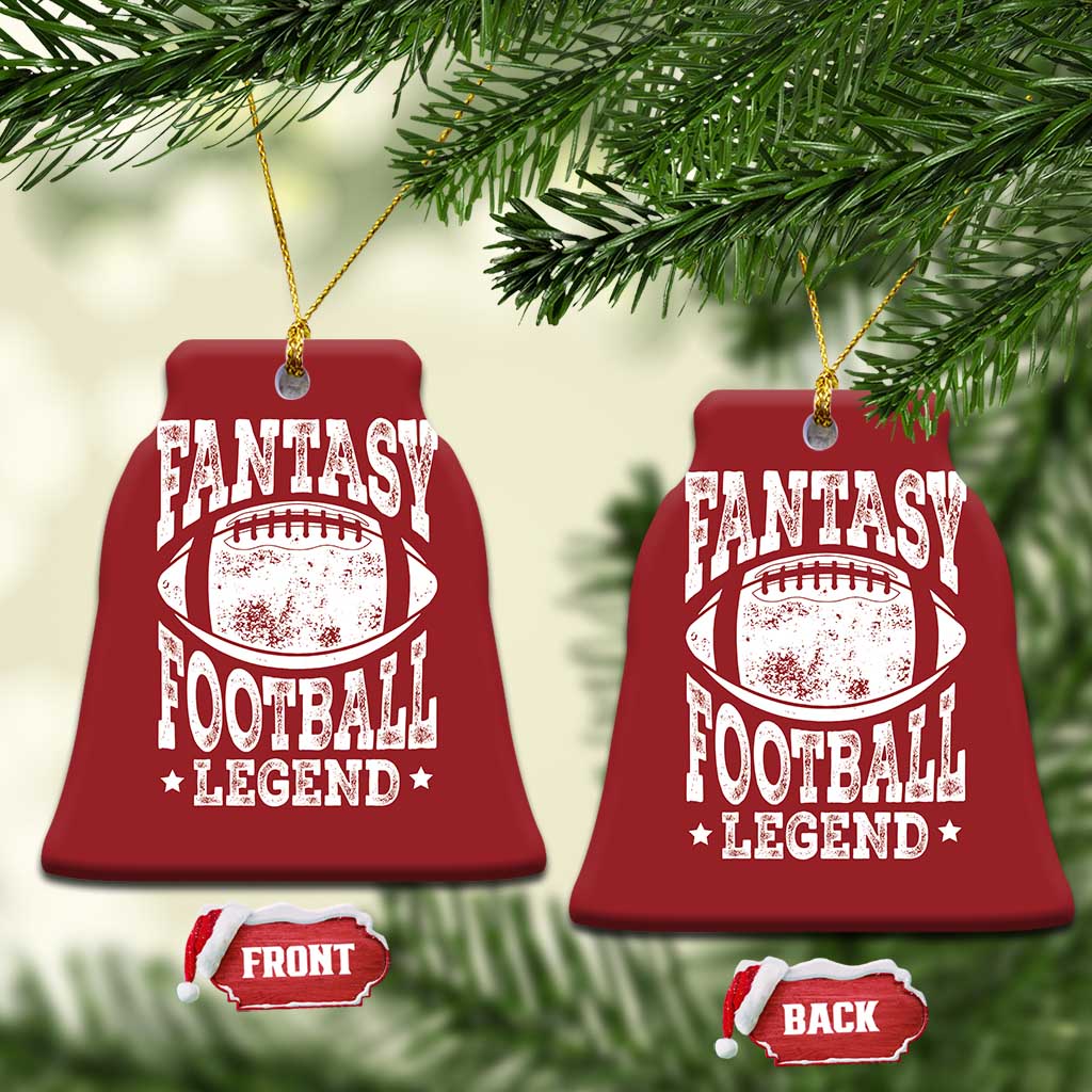 Fantasy Football Legend Christmas Ornament Funny Gameday Dad TS10