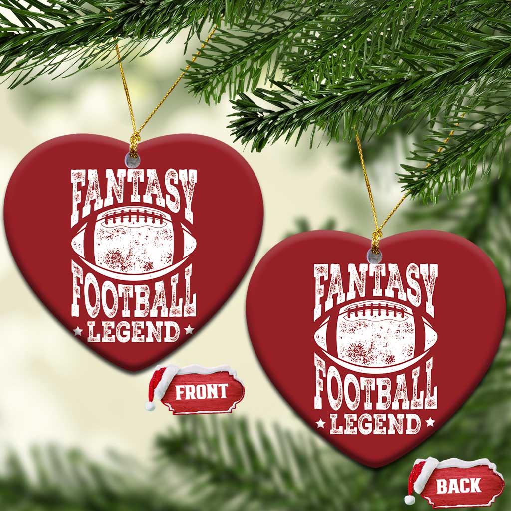 Fantasy Football Legend Christmas Ornament Funny Gameday Dad TS10