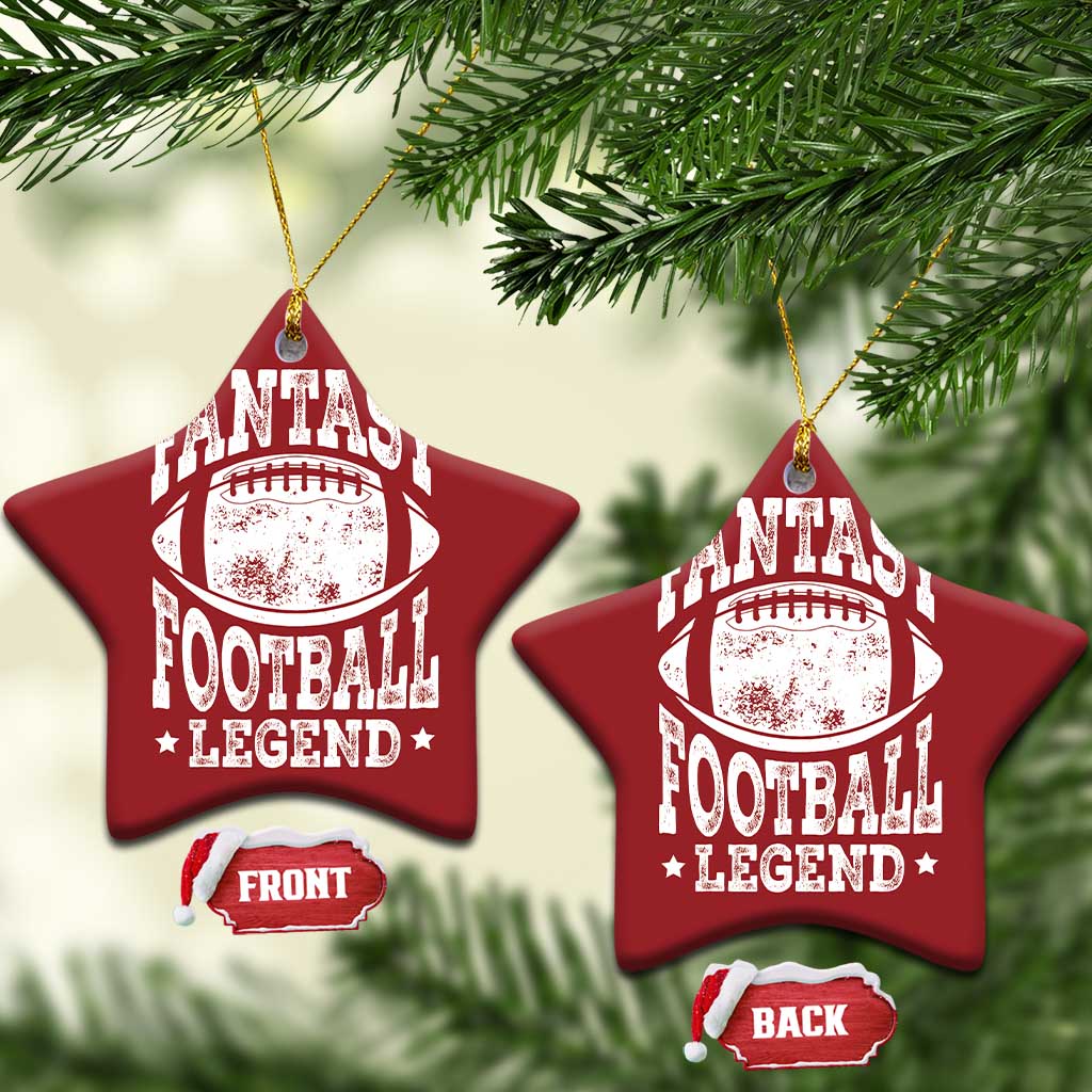 Fantasy Football Legend Christmas Ornament Funny Gameday Dad TS10