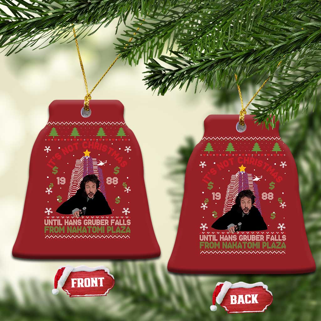 Xmas Nakatomi Plaza Christmas Ornament Hans Gruber Xmas Party 2024 Ugly Gift TS10