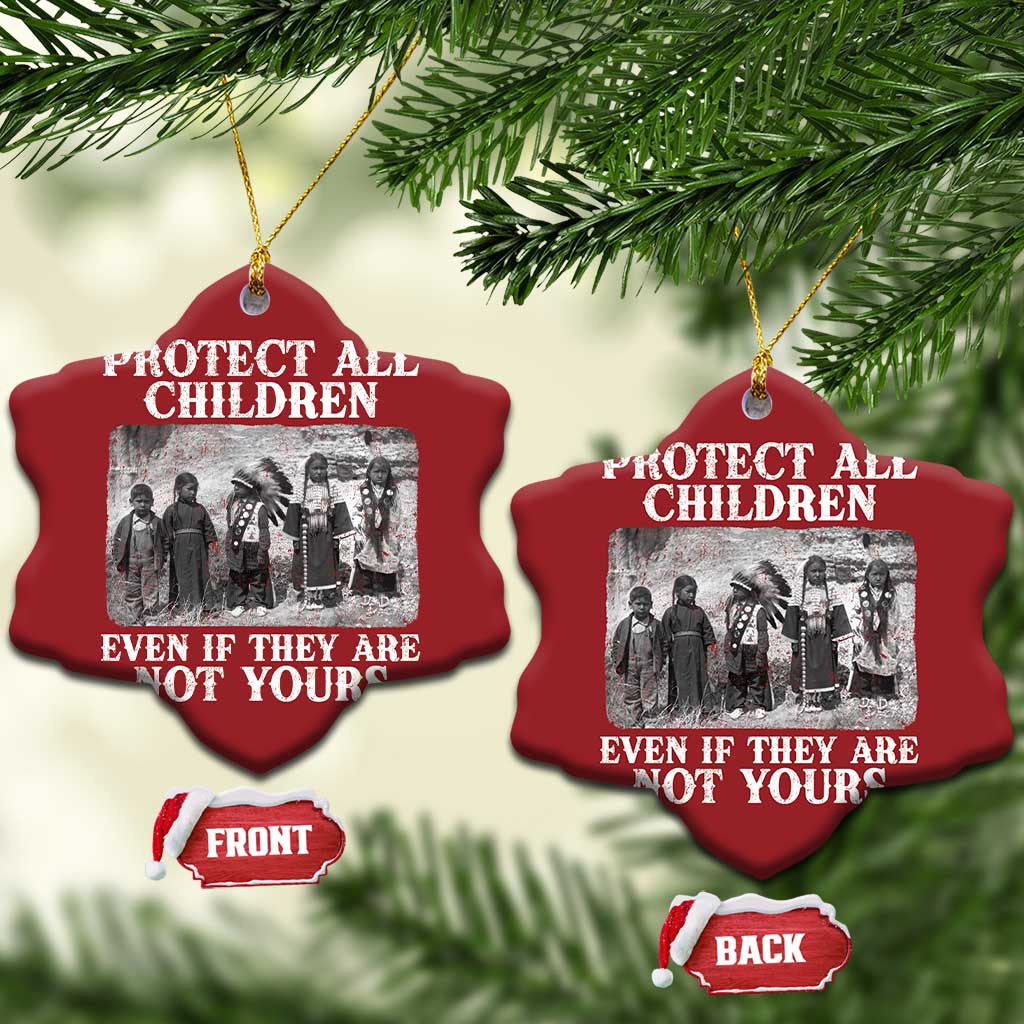Native American Every Child Christmas Ornament Protect All Children Even If They Are Not Yours TS10