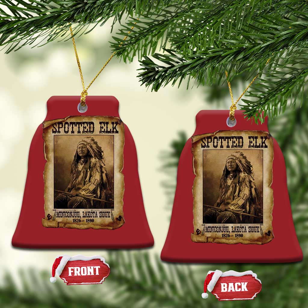 Spotted Elk Christmas Ornament Lakota Sioux Miniconjou Chief Native American History TS10