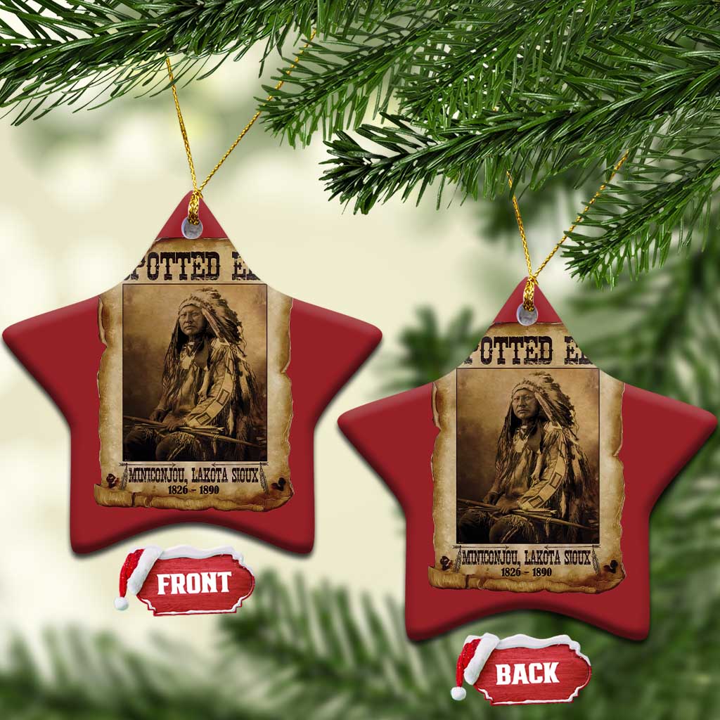 Spotted Elk Christmas Ornament Lakota Sioux Miniconjou Chief Native American History TS10