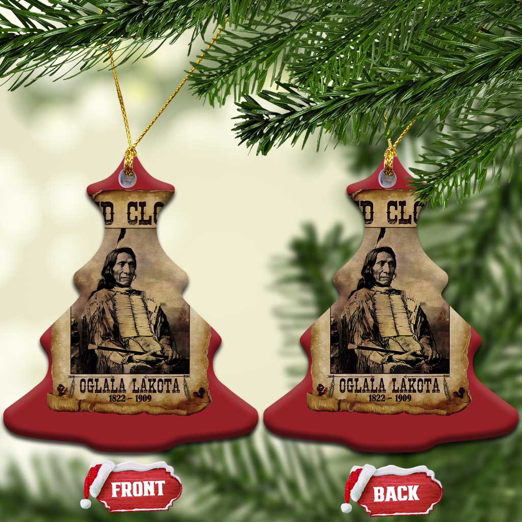 Red Cloud Christmas Ornament Oglala Lakota Sioux Native American Chief Warrior History TS10
