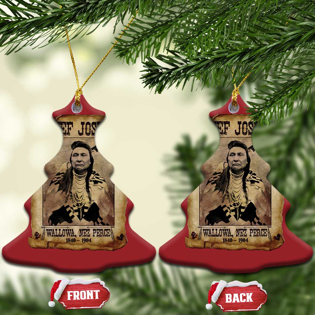 Chief Joseph Christmas Ornament Wallowa Nez Perce Native American Leader History TS10
