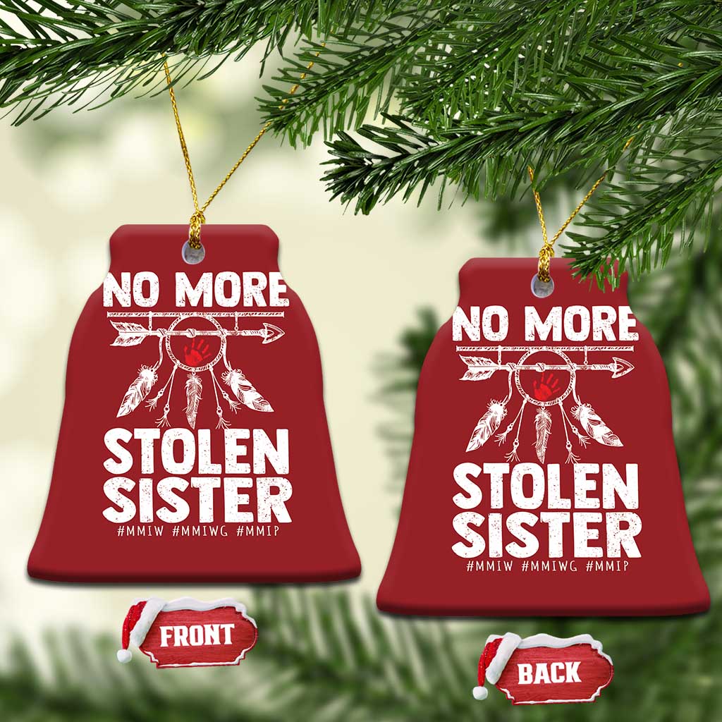MMIW Christmas Ornament No More Stolen Sisters Indigenous Woman TS10