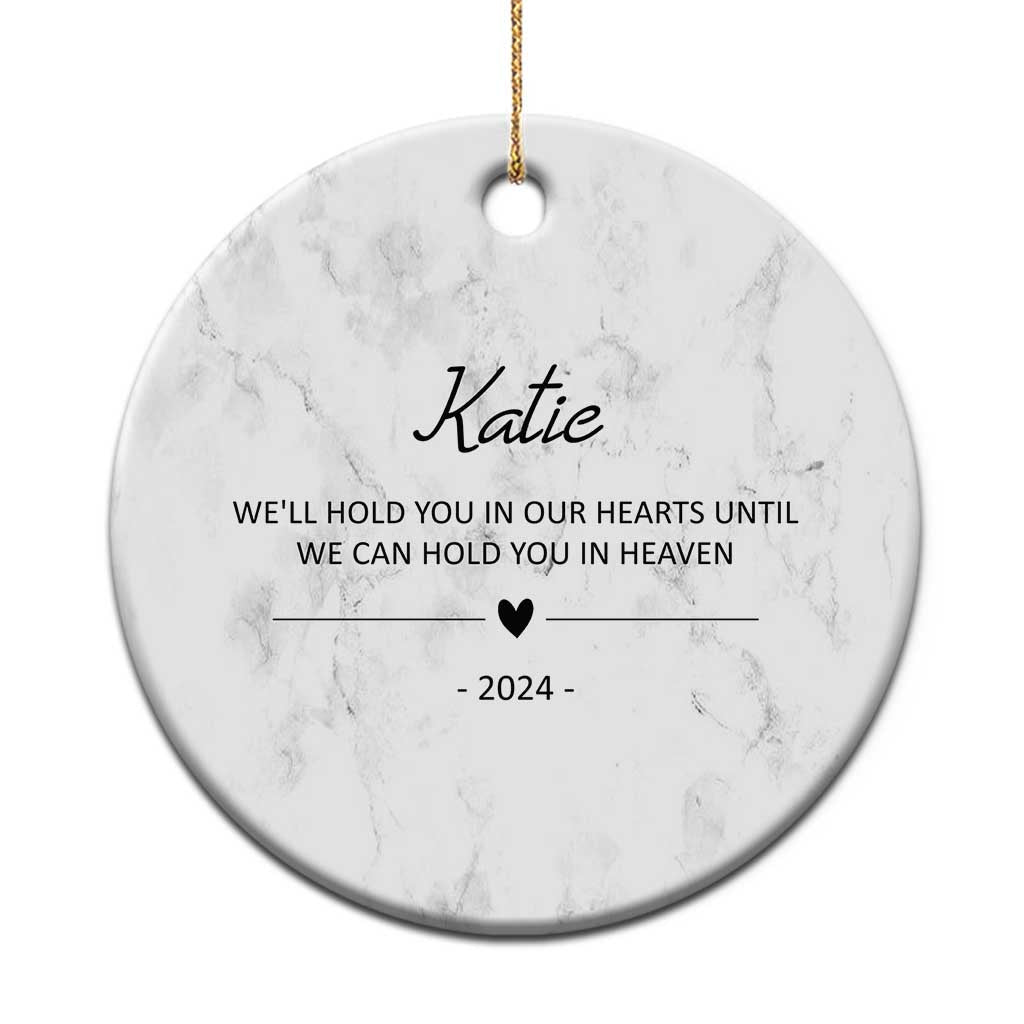 Personalized Dog Memorial Christmas Ornament 2024 Custom Name Pet Remembrance Sympathy Gifts TS10