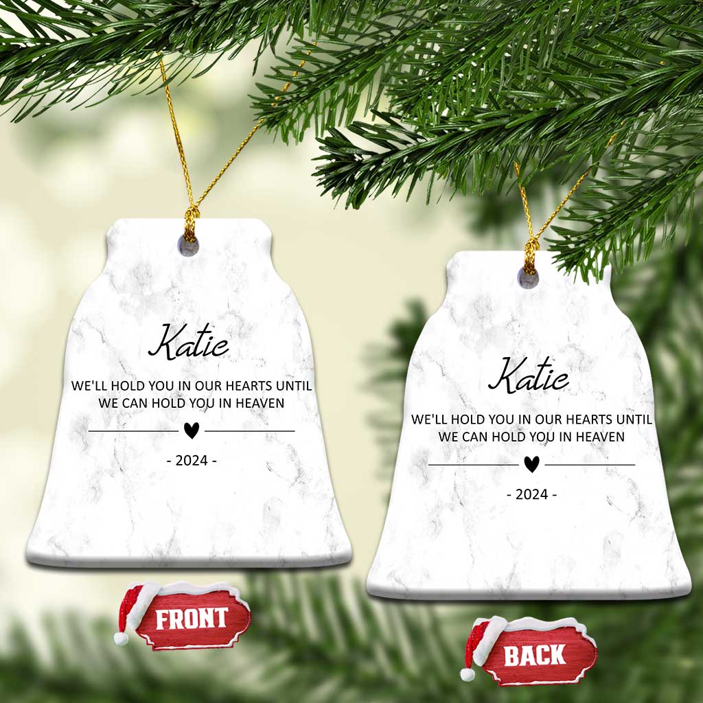 Personalized Dog Memorial Christmas Ornament 2024 Custom Name Pet Remembrance Sympathy Gifts TS10