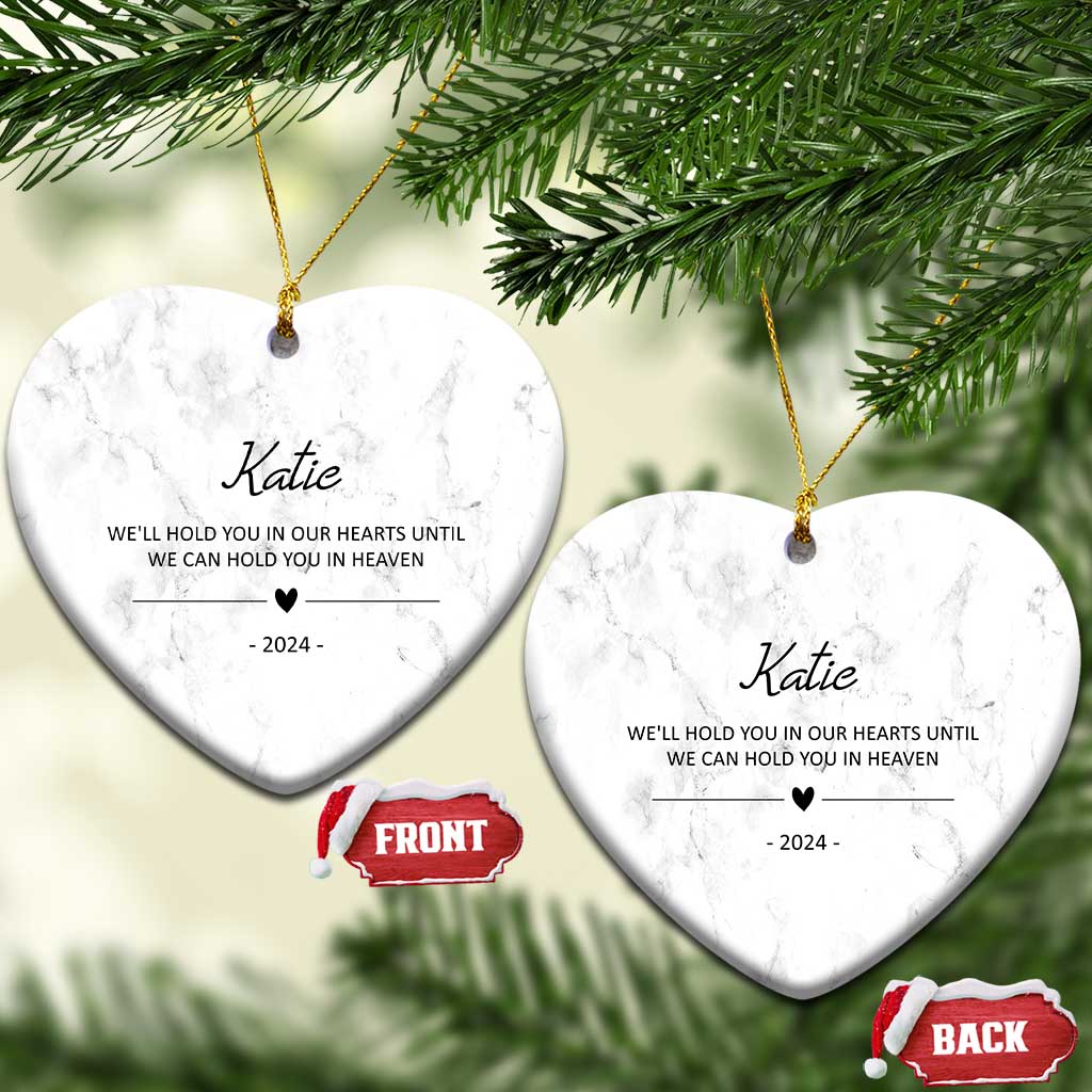 Personalized Dog Memorial Christmas Ornament 2024 Custom Name Pet Remembrance Sympathy Gifts TS10