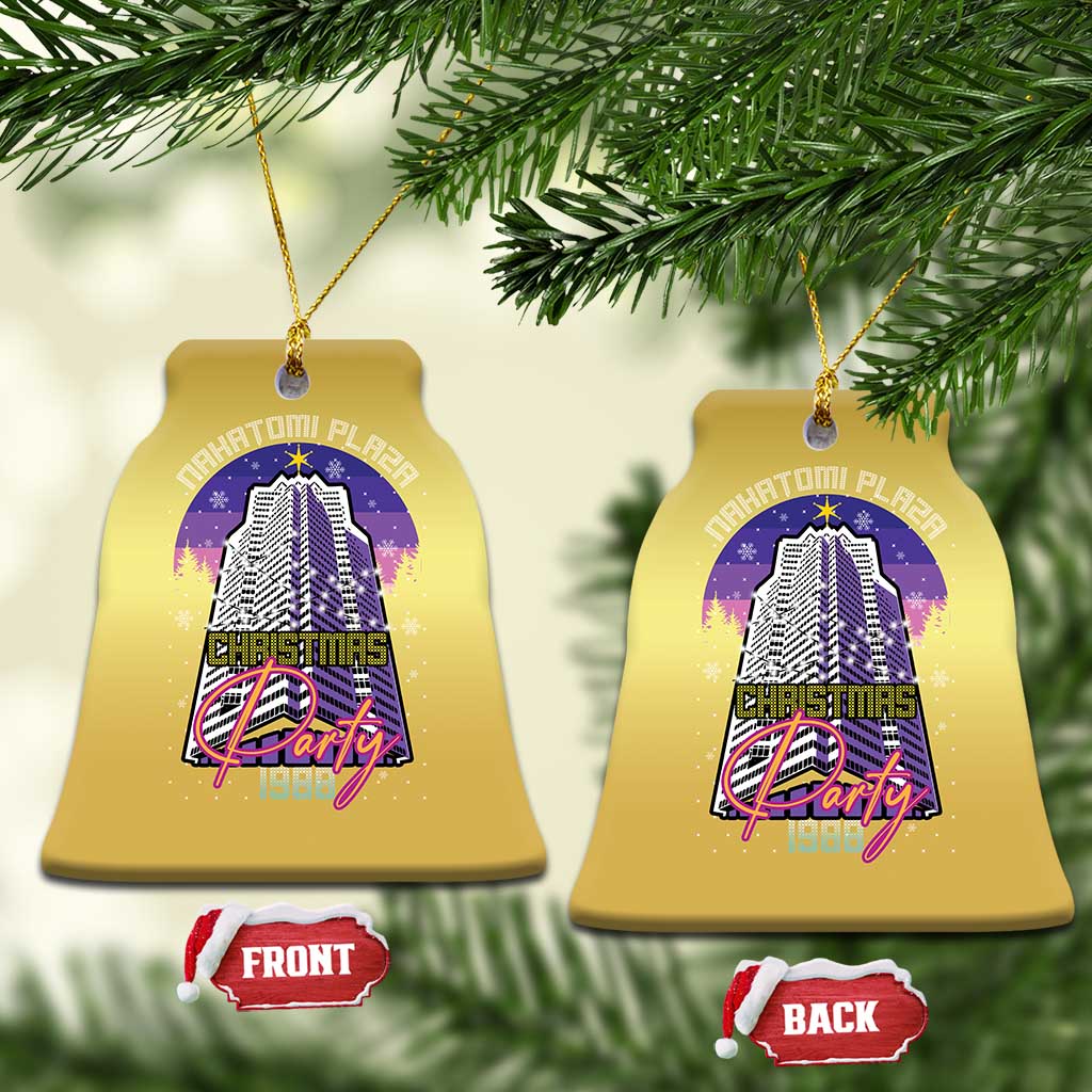 Nakatomi Plaza Xmas Party 1988 Christmas Ornament Funny 80's Movie Ugly Xmas Gift TS10