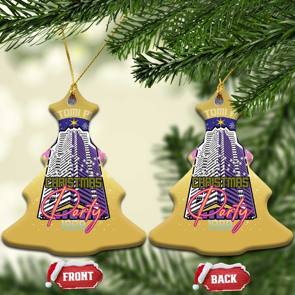 Nakatomi Plaza Xmas Party 1988 Christmas Ornament Funny 80's Movie Ugly Xmas Gift TS10