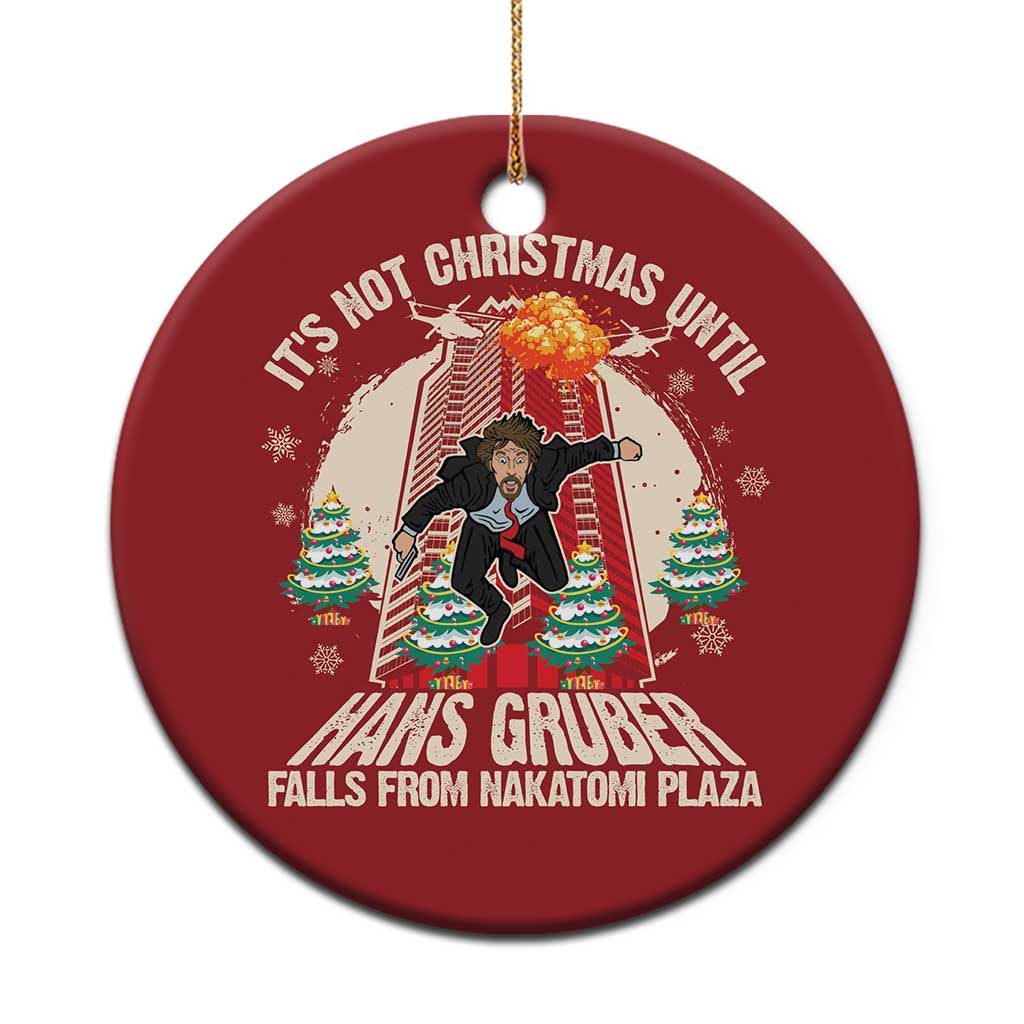 Xmas Nakatomi Plaza Christmas Ornament Hans Gruber Xmas Party 2024 TS10