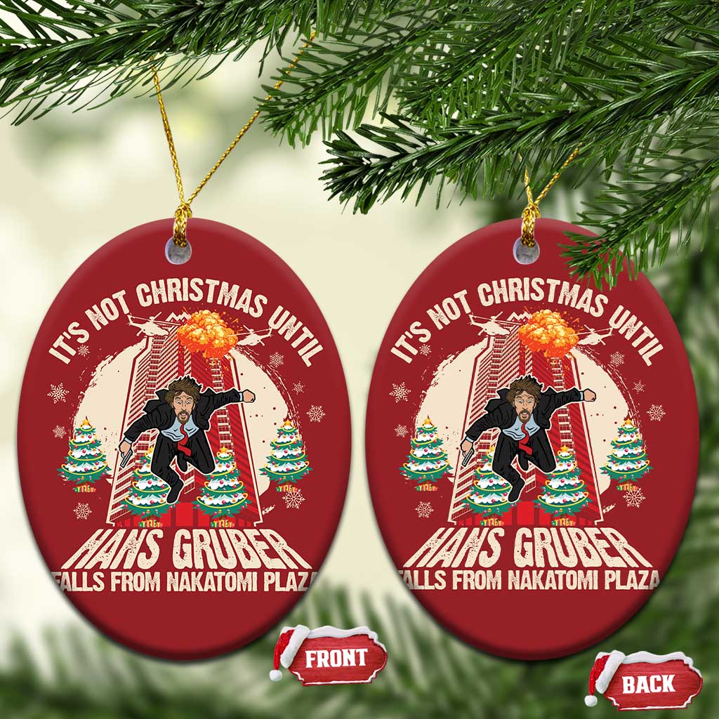 Xmas Nakatomi Plaza Christmas Ornament Hans Gruber Xmas Party 2024 TS10