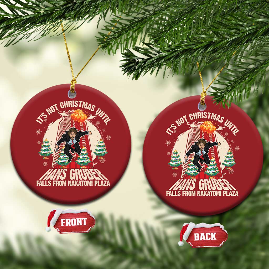 Xmas Nakatomi Plaza Christmas Ornament Hans Gruber Xmas Party 2024 TS10