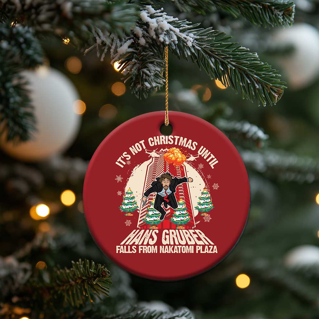 Xmas Nakatomi Plaza Christmas Ornament Hans Gruber Xmas Party 2024 TS10