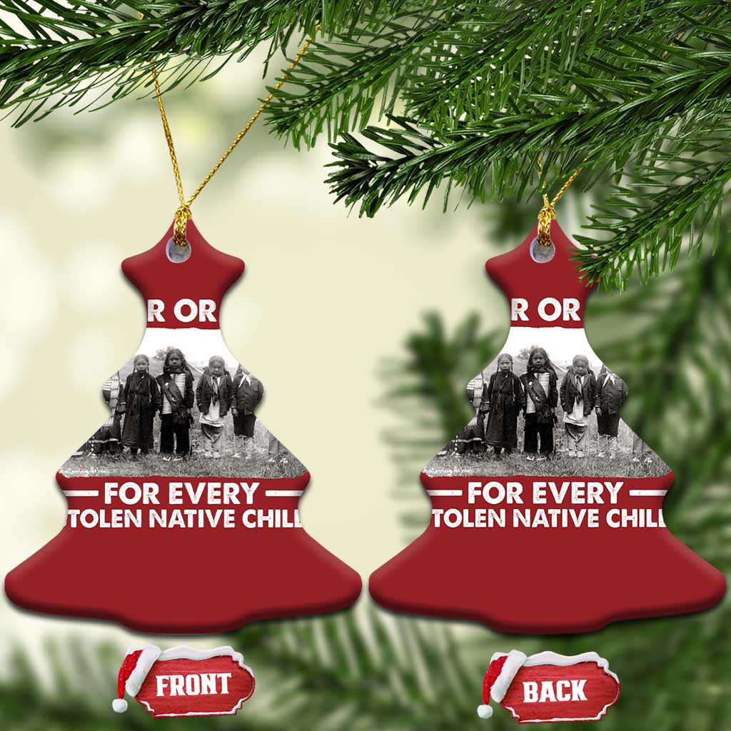 I Wear Orange For Every American Native Child Christmas Ornament TS10
