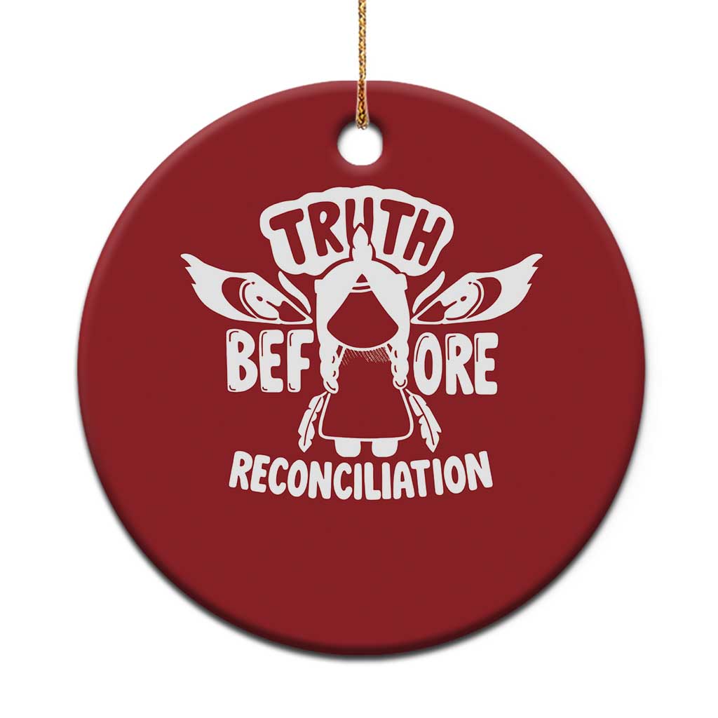 Native American Every Child Christmas Ornament Truth Before Reconciliation TS10