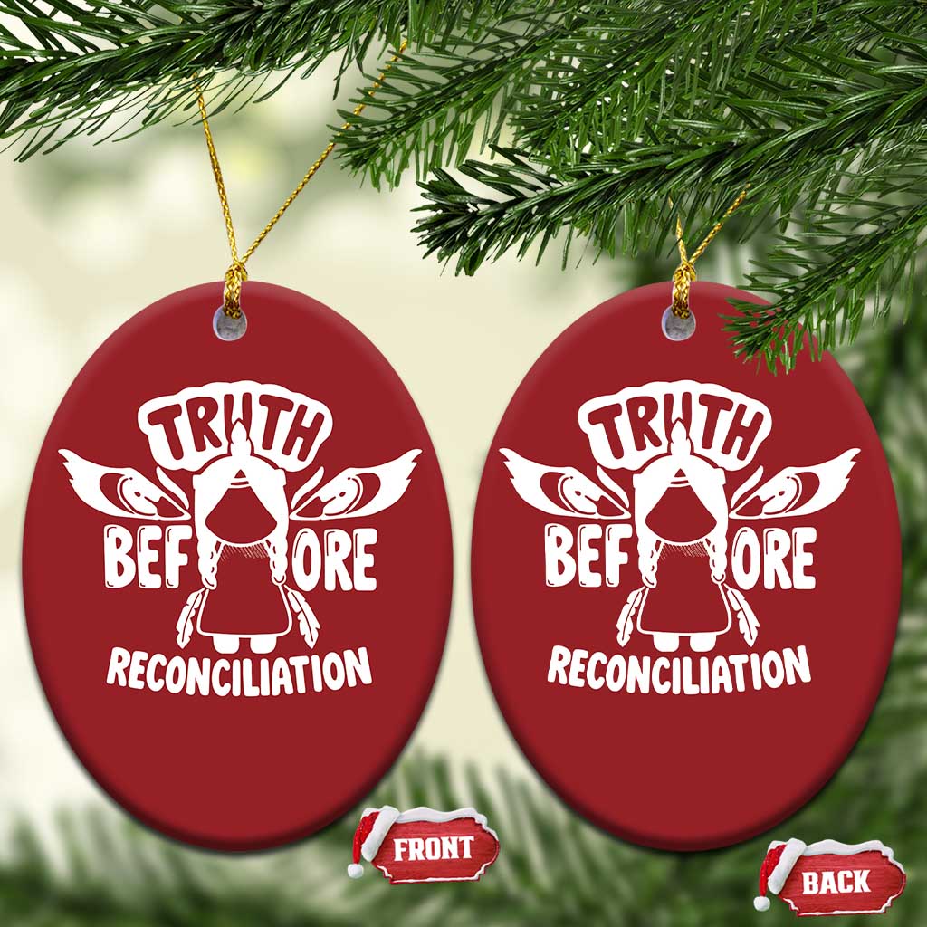 Native American Every Child Christmas Ornament Truth Before Reconciliation TS10