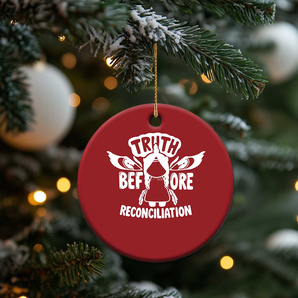 Native American Every Child Christmas Ornament Truth Before Reconciliation TS10