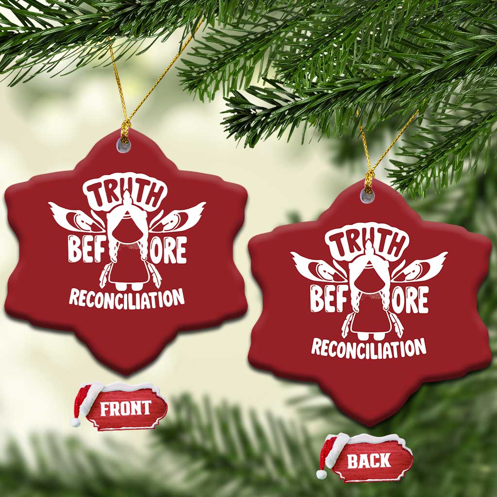 Native American Every Child Christmas Ornament Truth Before Reconciliation TS10